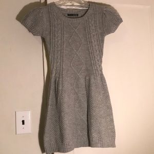 Cute grey sweater dress!